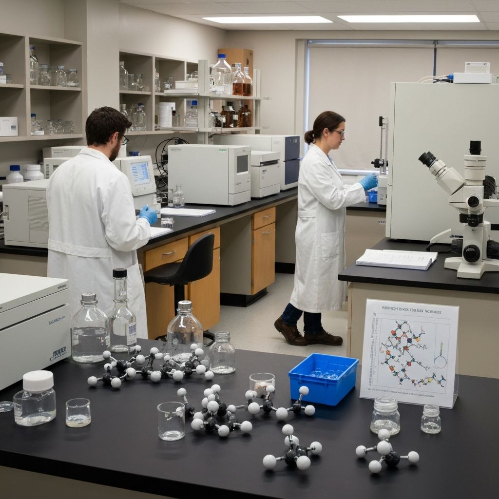 Scientific research and laboratory analysis of natural compounds